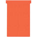 Nobo T-Card Planning Cards, Red, Size 4, Pack Of 100 Planning Card Re-Fills, Office Wall Planner System, 2004003