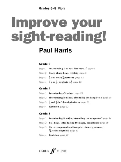 Improve your sight-reading! Viola 6-8