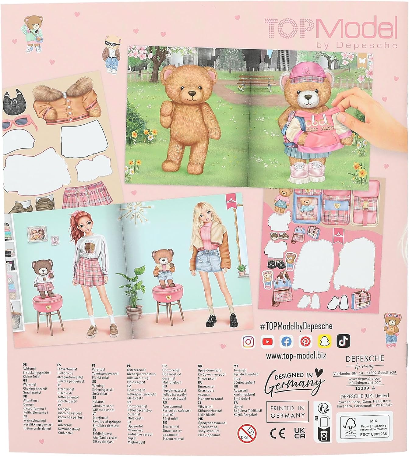Topmodel - Stickerworld Team Teddy (  0413209 )