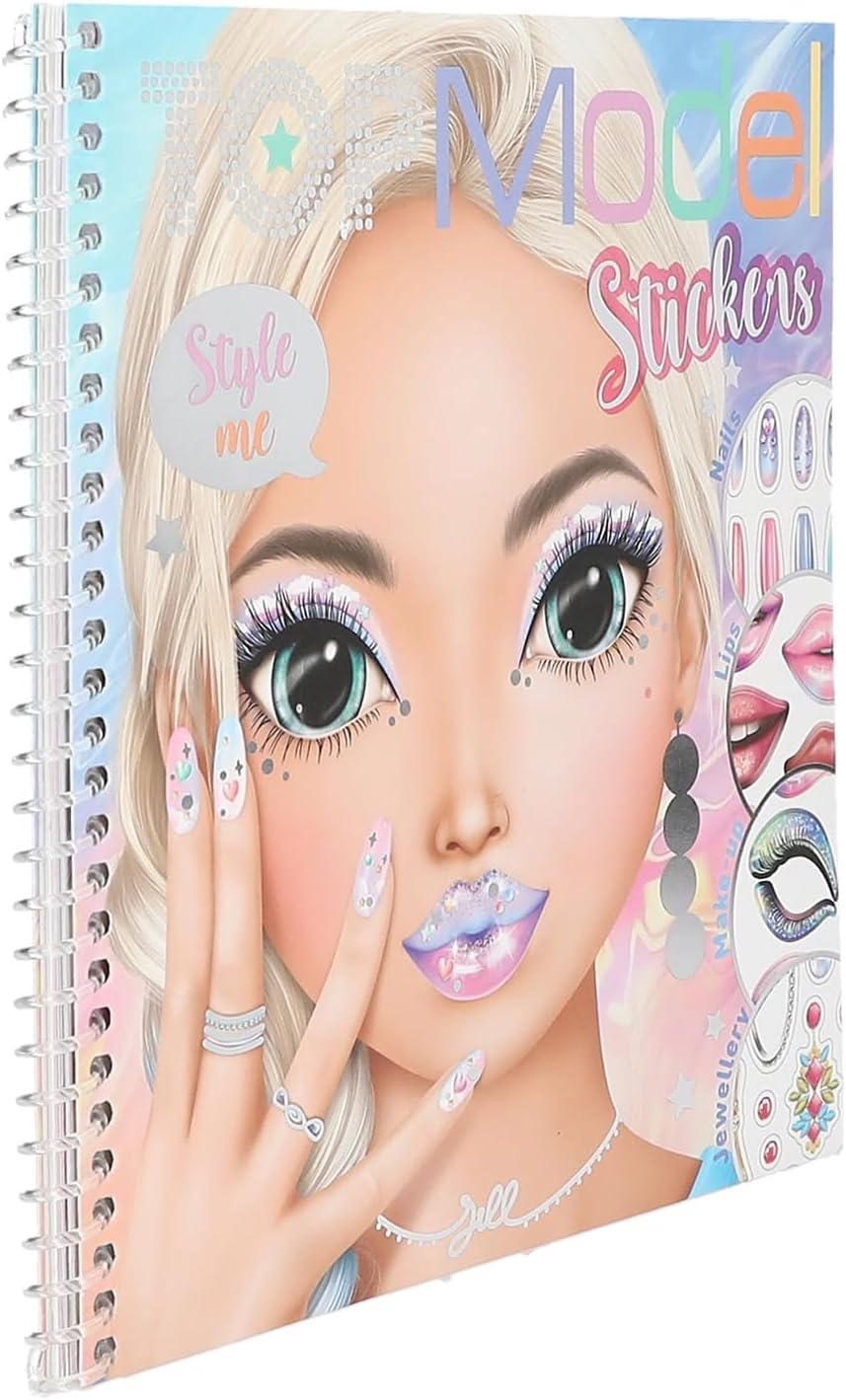 Depesche 13437 TopModel Dress me Up Stickerbook Style Face
