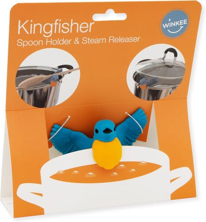 Winkee - Pot Lid Holder - Kingfisher Steam Release