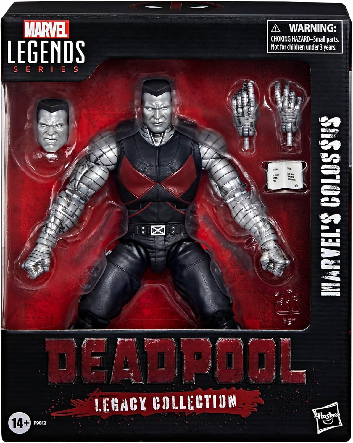 Marvel Legends Series Colossus, Deadpool Legacy Collection Deluxe Collectible 6 Inch Action Figure