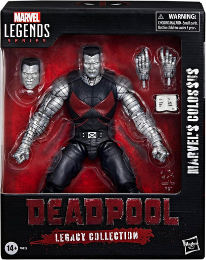 Marvel Legends Series Colossus, Deadpool Legacy Collection Deluxe Collectible 6 Inch Action Figure