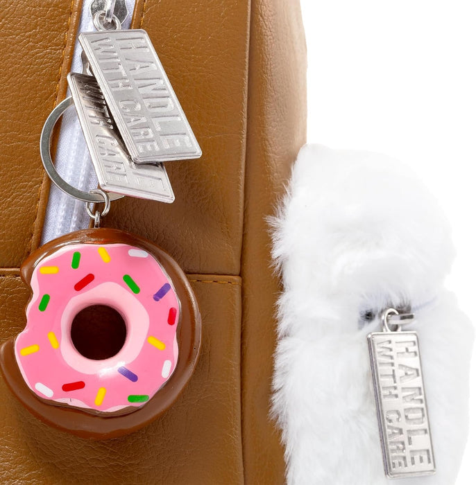 Pyramid International LUFFY, ATTACK ON TITAN, BEETLEJUICE, CORPSE BRIDE, GREMLINS, SPY X FAMILY & HARLEY QUINN Fashion Backpack - Luxury Faux Leather, Unique Lining, Matching Zipper Accessory