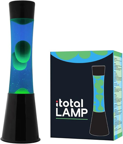 Itotal - Lava Lamp - Black, Blue, Green - 40 Cm (1270428)