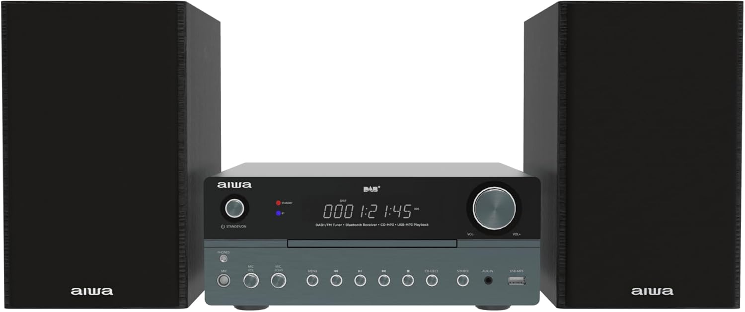 Aiwa - Mstbu-700 Micro Hi-Fi Stereo System With Dab+