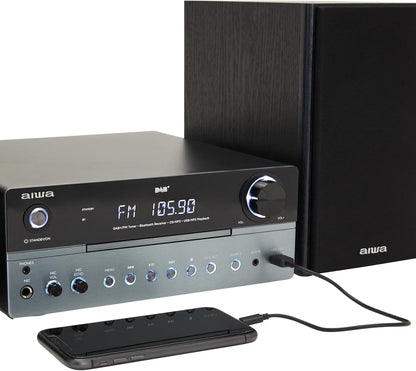 Aiwa - Mstbu-700 Micro Hi-Fi Stereo System With Dab+