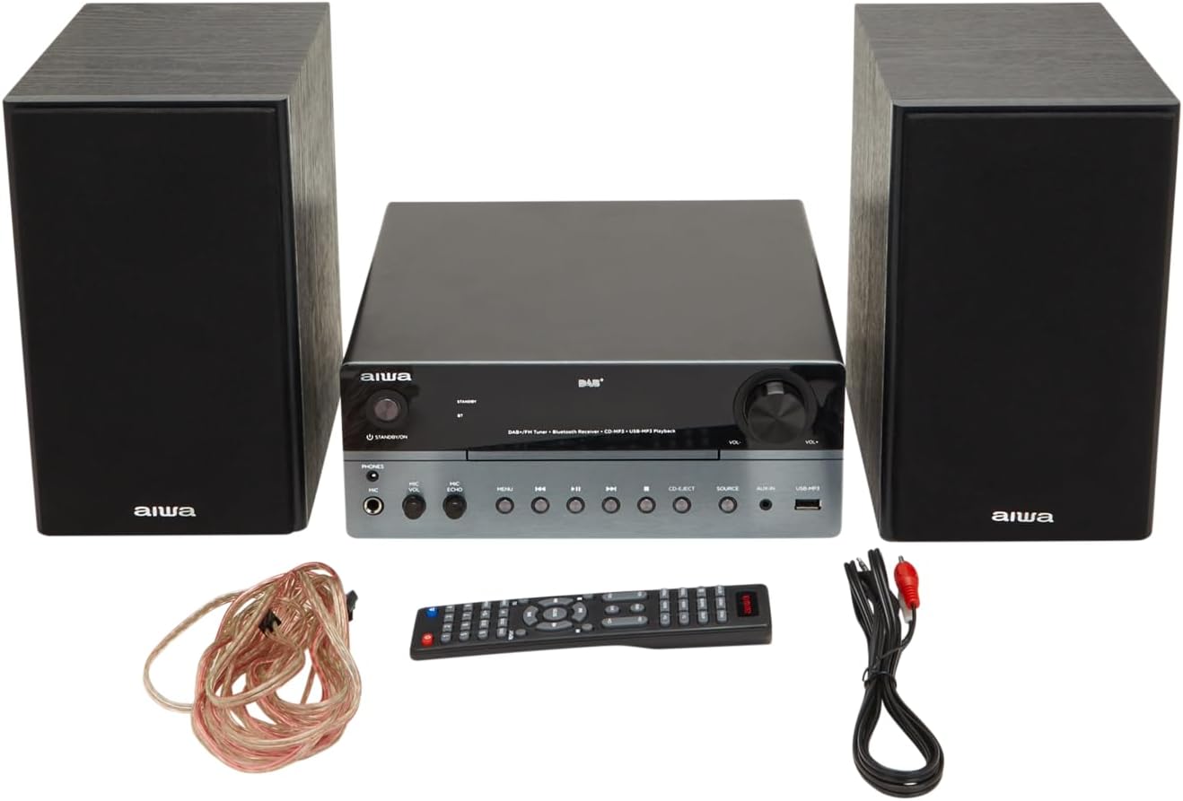 Aiwa - Mstbu-700 Micro Hi-Fi Stereo System With Dab+