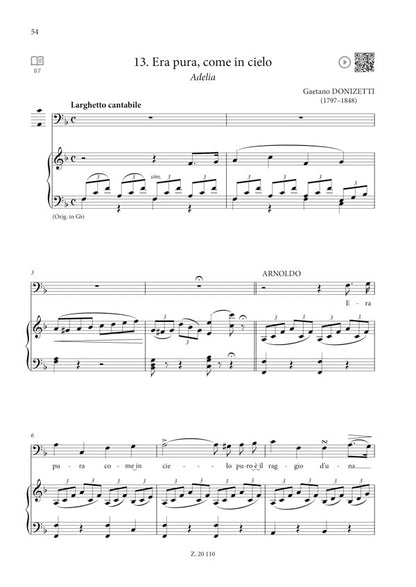 A Panorama of Arias 2. - Easy Operatic Arias & Operetta Excerpts for Male Voice