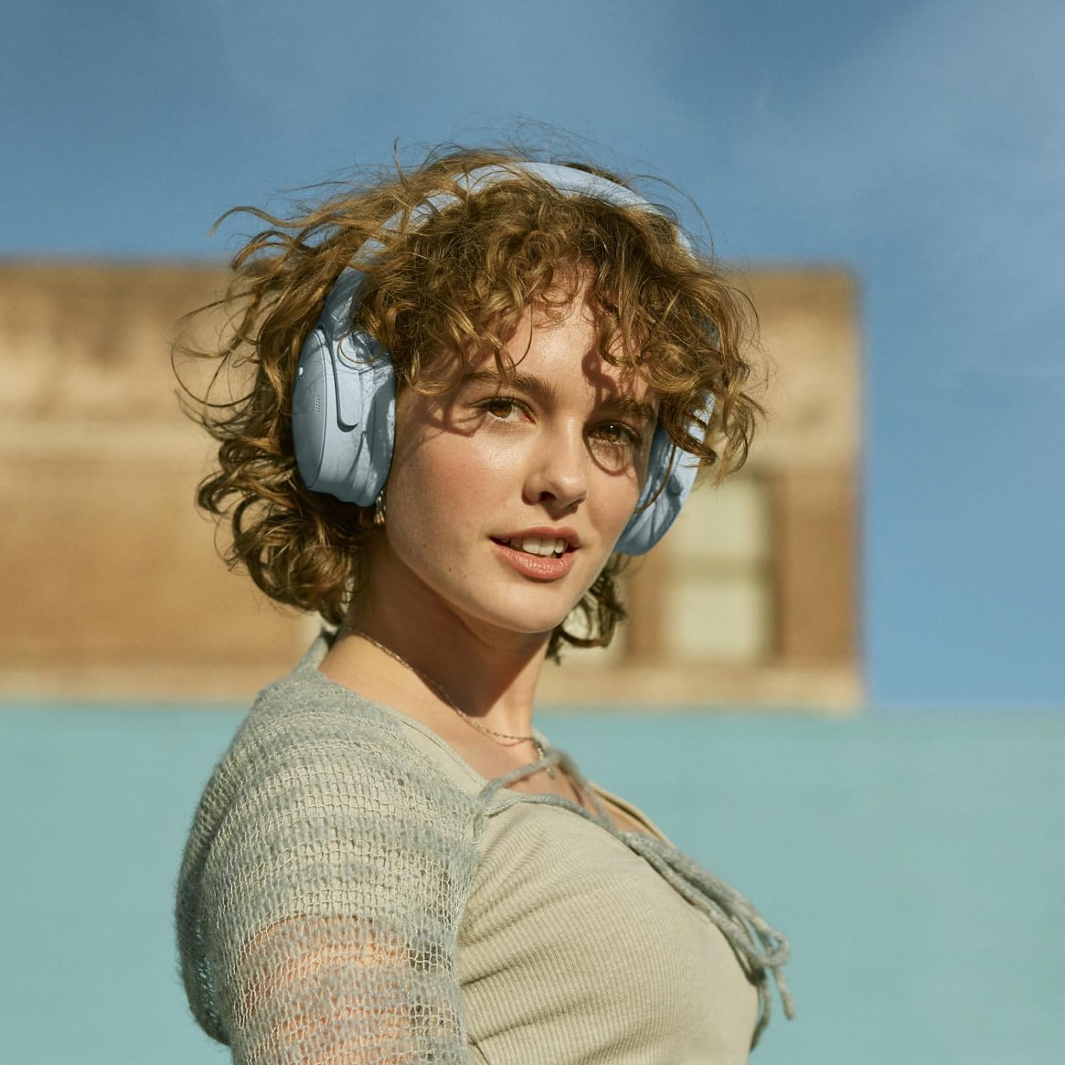 Bose - Quietcomfort Anc Bluetooth Over-Ear Headphones - Blue