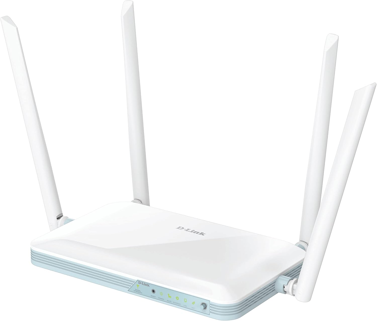 D-Link G403/B EAGLE PRO AI N300 4G Smart Router with 4G Download Up to 150Mbps, Wi-Fi N300, AI Wi-Fi Optimiser, Fast Ethernet LAN Ports, 4G/WAN Failover, WPA3, Unlocked for All Networks.