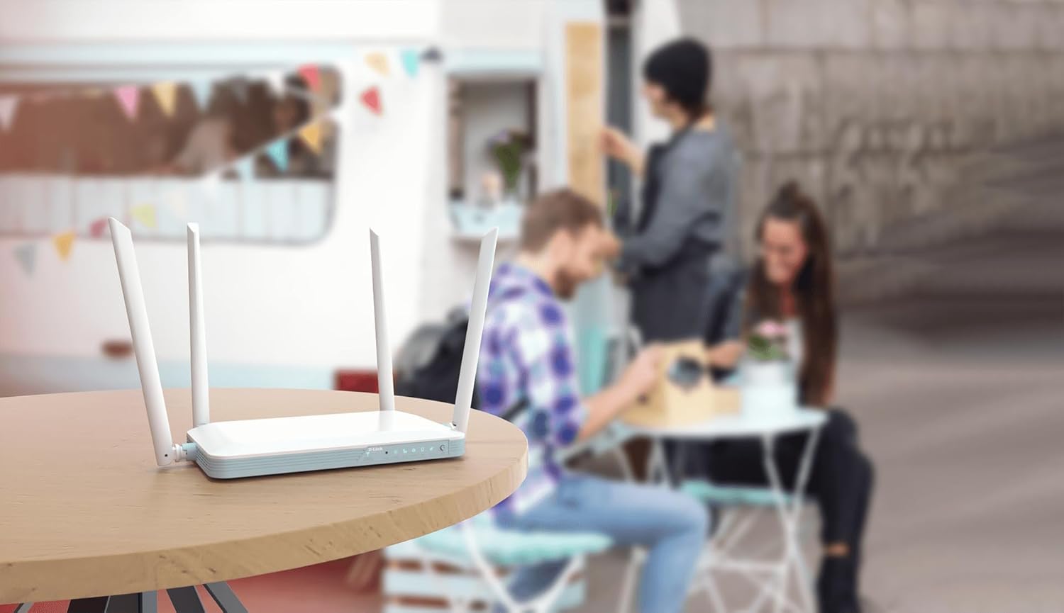 D-Link G403/B EAGLE PRO AI N300 4G Smart Router with 4G Download Up to 150Mbps, Wi-Fi N300, AI Wi-Fi Optimiser, Fast Ethernet LAN Ports, 4G/WAN Failover, WPA3, Unlocked for All Networks.
