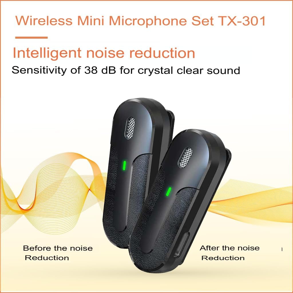Technaxx - Tx-301 - Mini Microphone Set - Studio/Podcast
