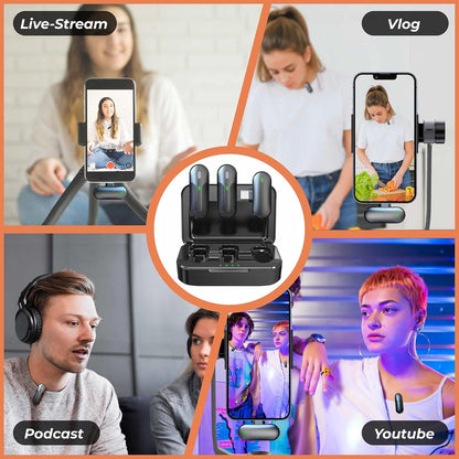 Technaxx - Tx-301 - Mini Microphone Set - Studio/Podcast