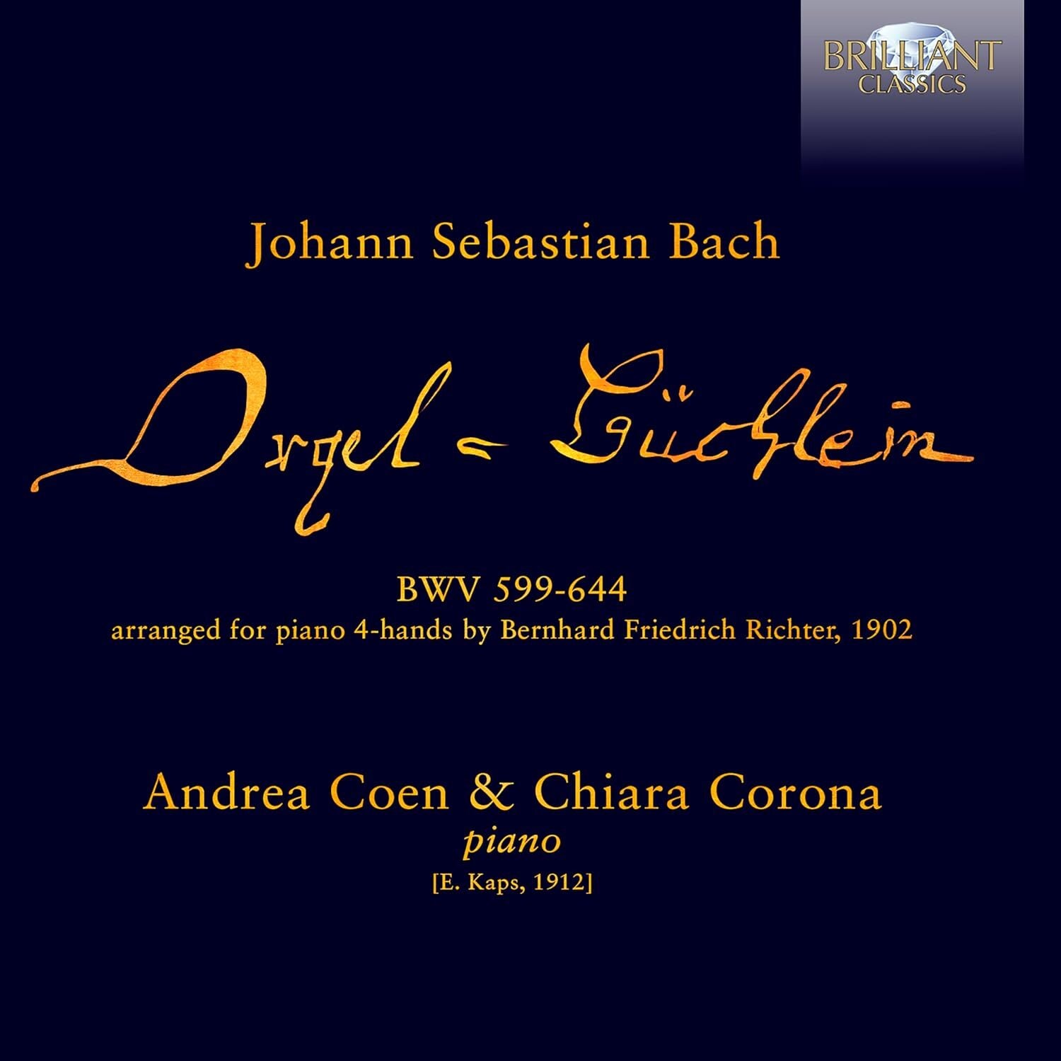 Johann Sebastian Bach: Orgel-Büchlein BWV 599-644