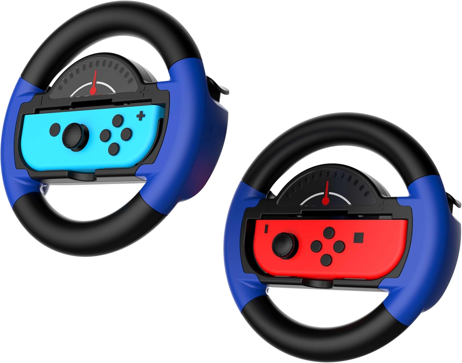 Maxx Tech Turbo Boost Racing Kit for Switch - Includes: Turbo Boost Racing downloadable code in box; 2x Turbo LED Racing Wheels