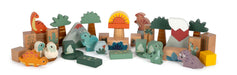 small foot bouwsteentjes "Dino", gemaakt van FSC® 100% gecertificeerd hout, voor kinderen vanaf 12 maanden, 12621