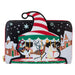 Loungefly The Nightmare Before Christmas Candy Cane Carousel Zip Around Wallet, Multicolor, Zip Around Wallet