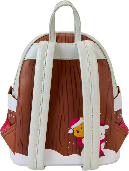 Loungefly Disney Winnie the Pooh and Friends Christmas Greetings Mini Backpack, Multi, Mini