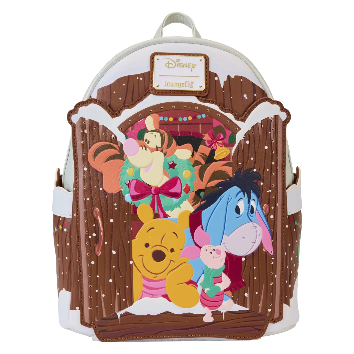 Loungefly Disney Winnie the Pooh and Friends Christmas Greetings Mini Backpack, Multi, Mini