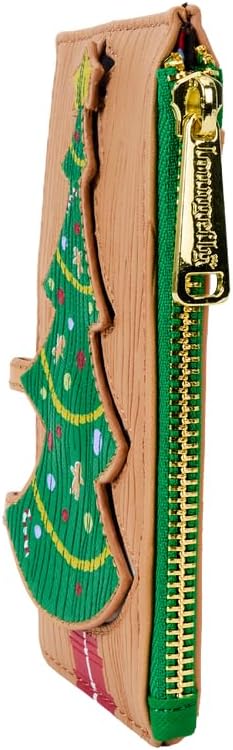Loungefly The Nightmare Before Christmas Christmas Town Tree Large Cardholder, Multicolor, Card Holder