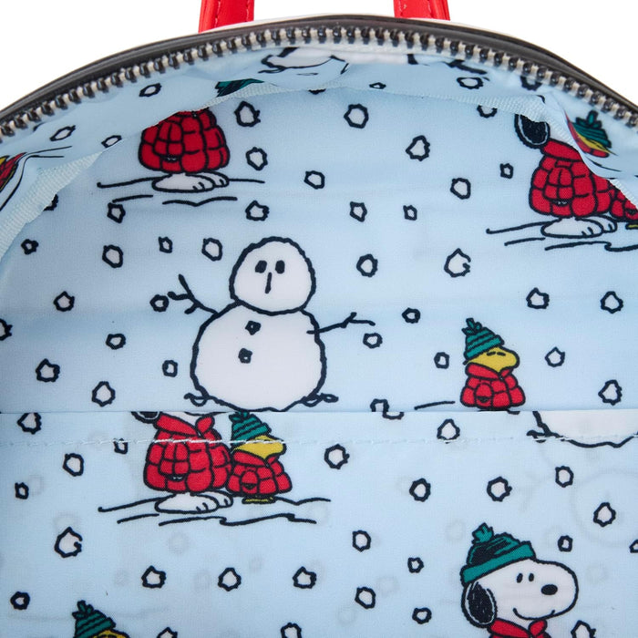 Loungefly Peanuts Snoopy Snow Day Mini Backpack, Multi