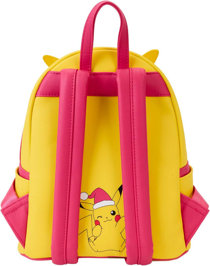 Loungefly Pokemon Santa Pikachu Christmas Lights Mini Backpack, Multi