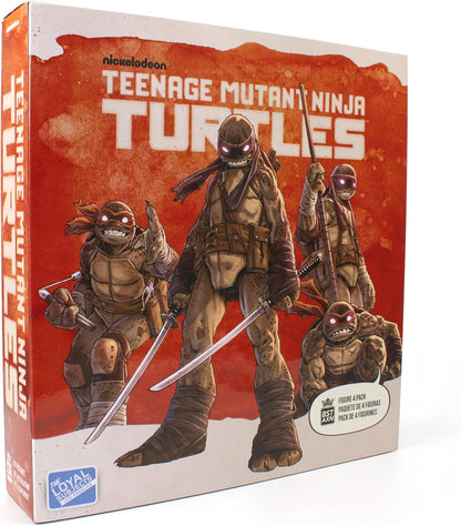 The Loyal Subjects Teenage Mutant Ninja Turtles BST AXN IDW Inspired Michelangelo, Leonardo, Donatello, and Raphael Zombie Turtles 5-inch Action Figure 4-Pack