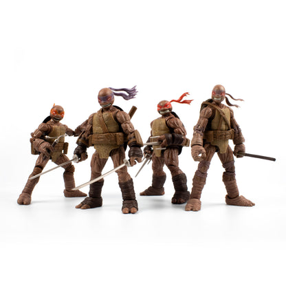 The Loyal Subjects Teenage Mutant Ninja Turtles BST AXN IDW Inspired Michelangelo, Leonardo, Donatello, and Raphael Zombie Turtles 5-inch Action Figure 4-Pack