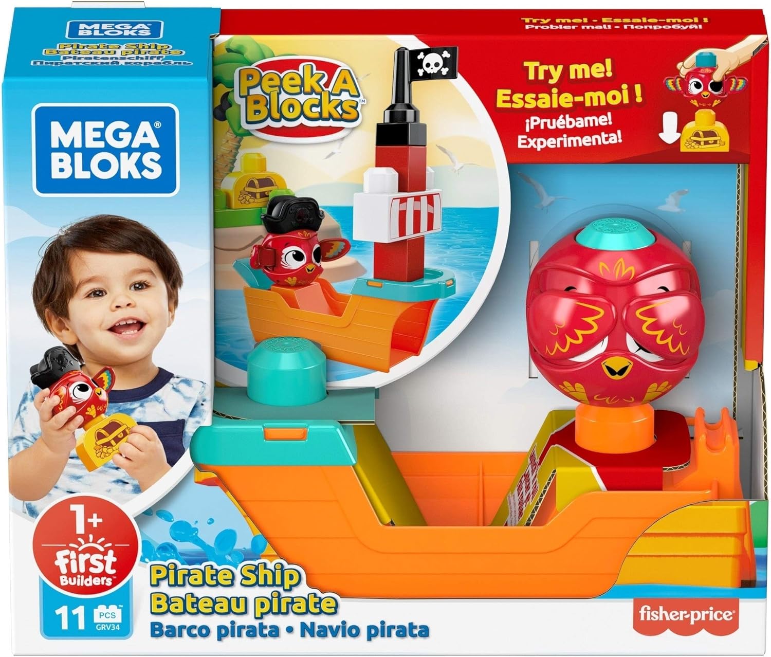 MEGA GRV34 PEEK A Blocks Pirate