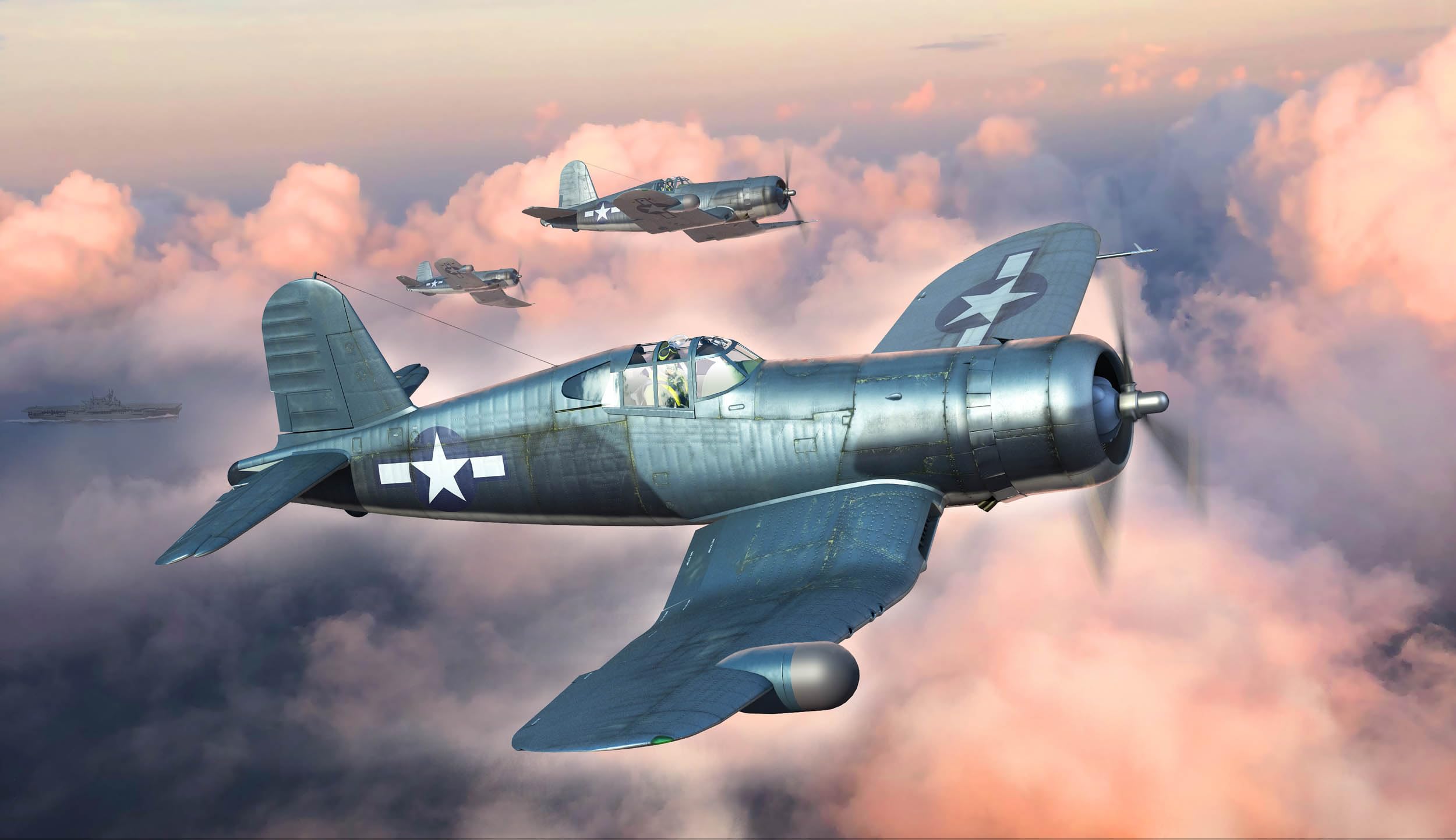 Hobby Boss 80385 1/48 Aircraft Series F4U-2 Corsair Plastic Model