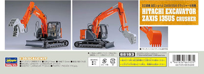 Hasegawa HA66103 1:35 Hitachi Graafmachine ZAXIS135US Crusher