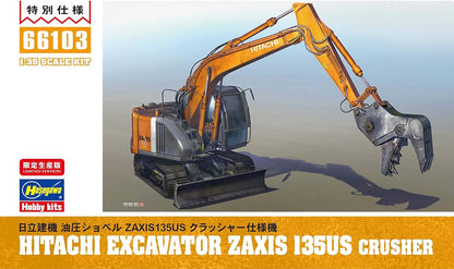 Hasegawa HA66103 1:35 Hitachi Graafmachine ZAXIS135US Crusher