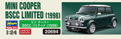 Hasegawa 120116 620694 1/24 Mini-Cooper BSCC 1998, meerkleurig