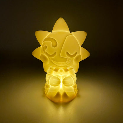 Youtooz Sun Night Light from Five Nights at Freddy's, FNAF Bedside Table Lamp Sun Night Light, Five Nights at Freddy's Sun Battery Powered Desk Lamp, Youtooz FNAF Collection