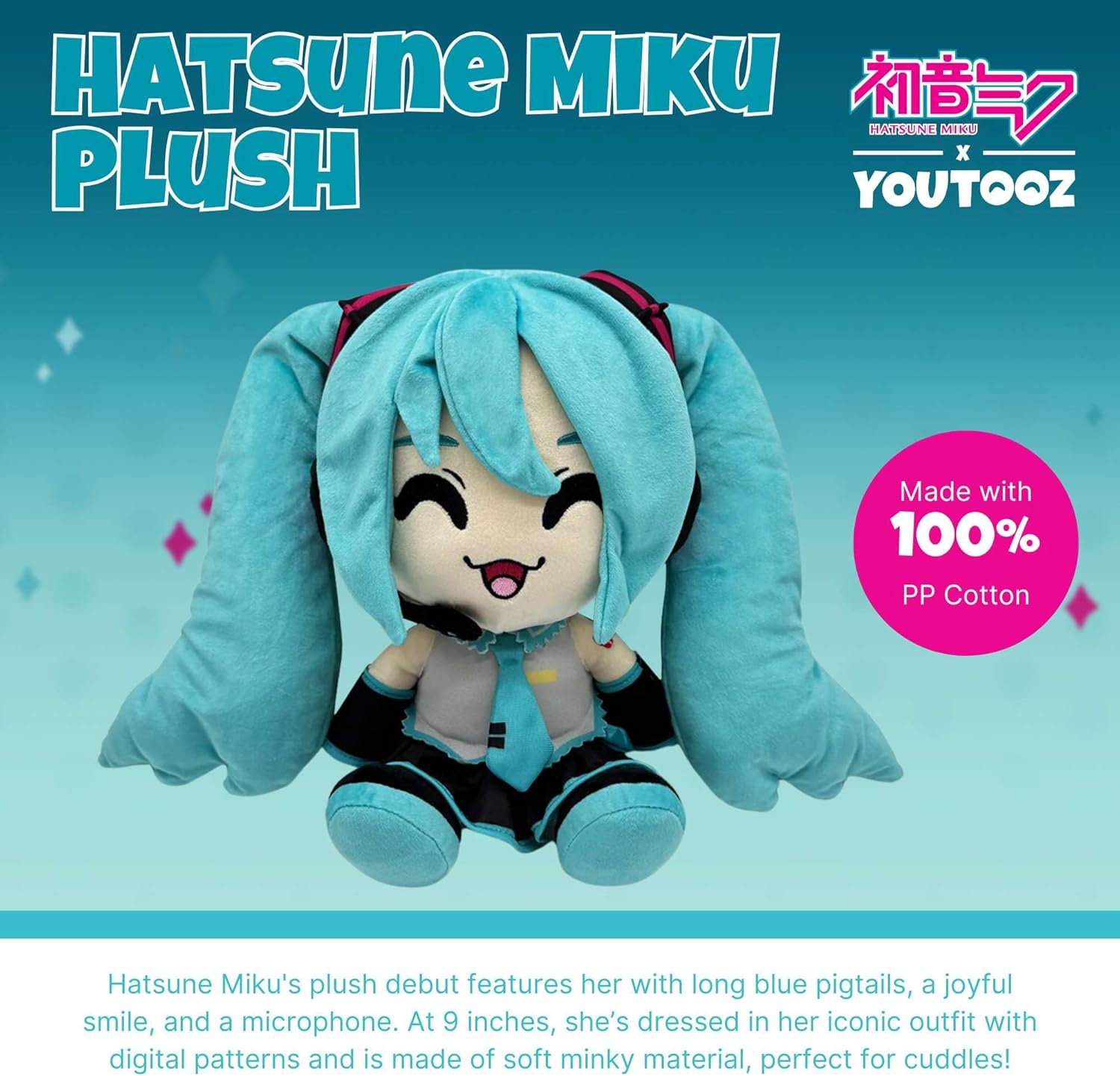 Youtooz - Hatsune Miku Plush (9IN)