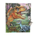 Depesche 13244 Dino World Lockable Diary with Dinosaur Motifs and 192 Pages Lined and Illustrated Colours, Multicoloured, One Size