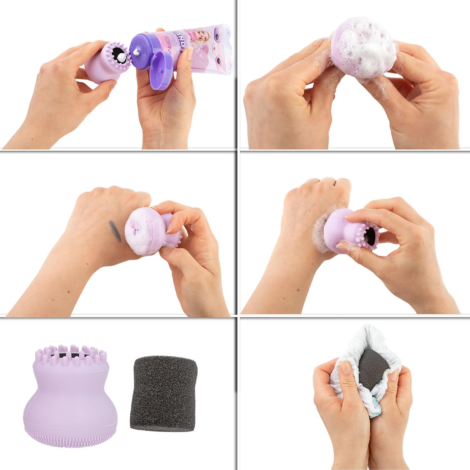 Topmodel - Wash Glove And Facialsponge Set  Beauty And Me ( 0413252 )