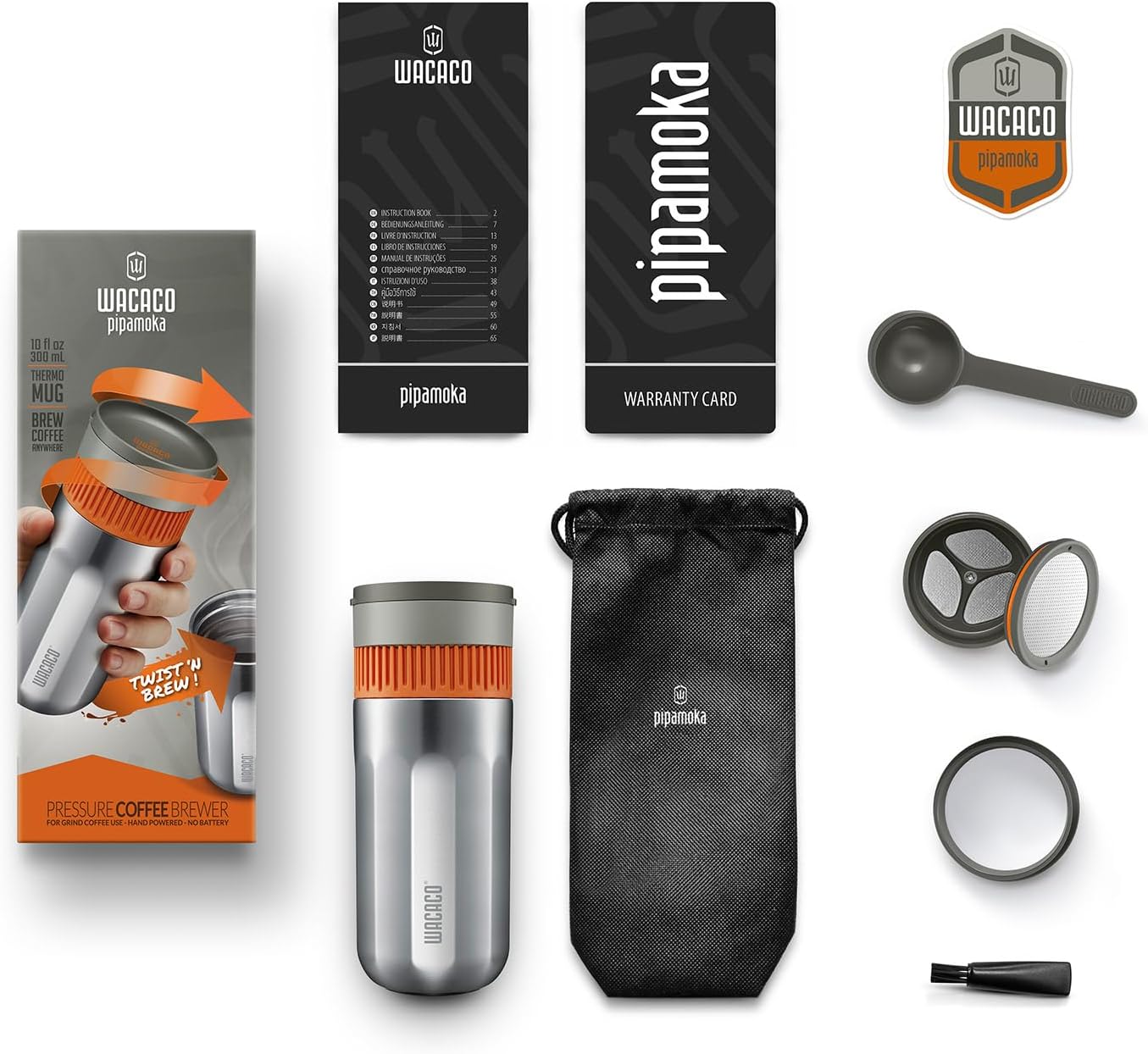 Wacaco - Pipamoka Pressure Brewing Ground Coffee Device