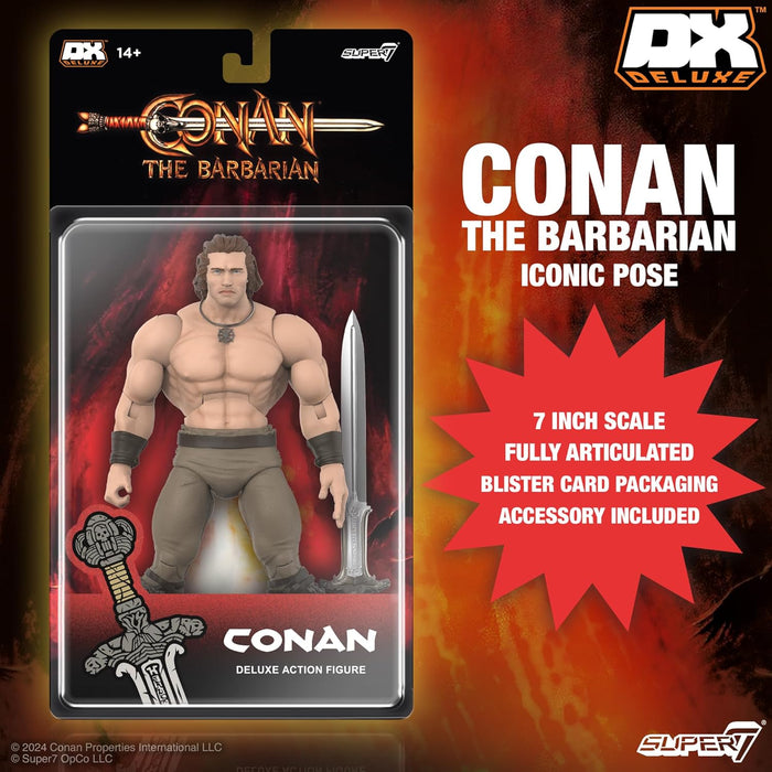 Super7 Conan The Barbarian Deluxe Actionfigur Conan (ikonische Pose
