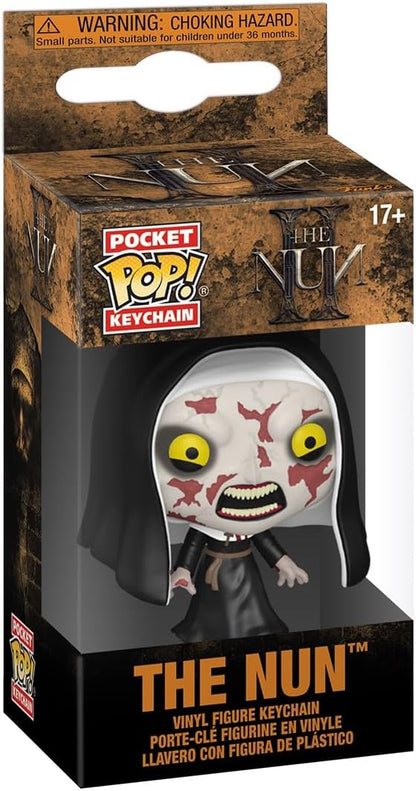 Funko Pop! Keychain: the Nun I I - the Nun - the Nun 2 Novelty Keyring - Collectable Mini Figure - Stocking Filler - Gift Idea - Official Merchandise - Movies Fans - Backpack Decor