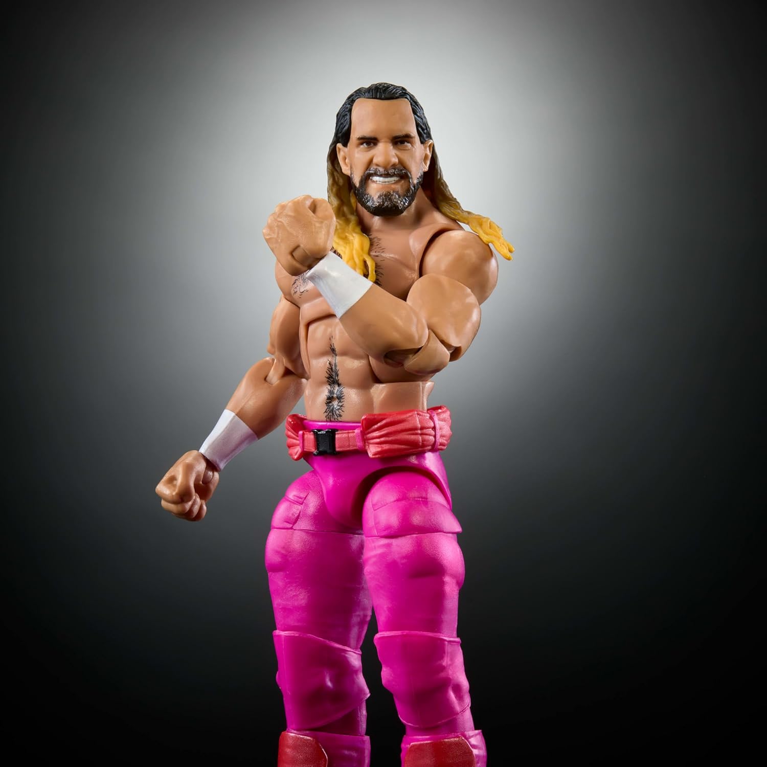 WWE Mattel Elite Collection Action Figure & Accessories, Premium Live Event Seth “Freakin” Rollins Set, WrestleMania with Howard Finkel Build-A-Figure Parts, JCJ51