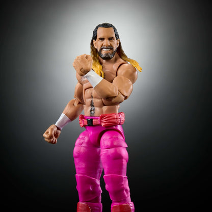 WWE Mattel Elite Collection Action Figure & Accessories, Premium Live Event Seth “Freakin” Rollins Set, WrestleMania with Howard Finkel Build-A-Figure Parts, JCJ51