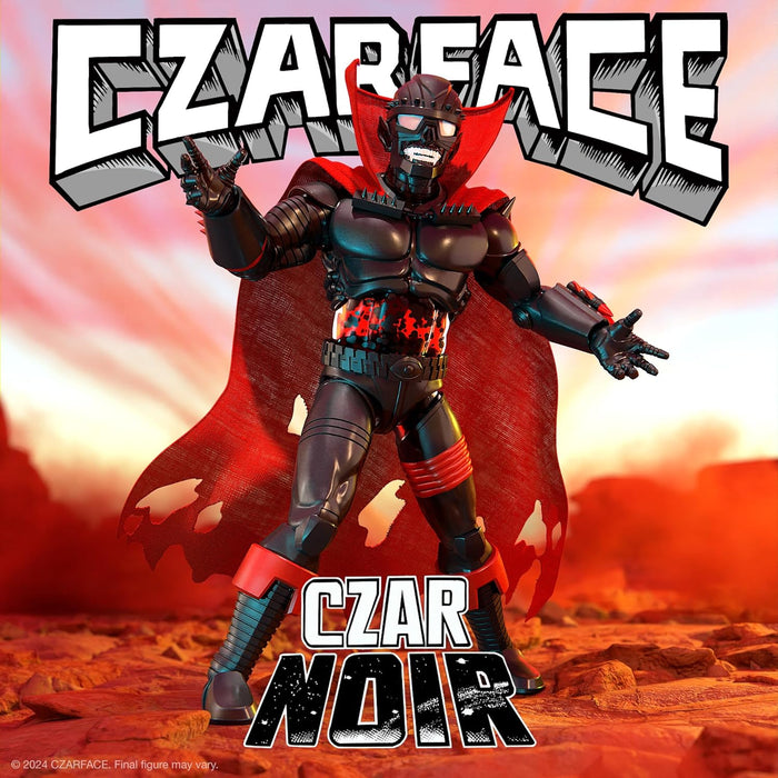 Super7 ULTIMATES! Czarface Czar Noir - 7" Czarface Action Figure with Accessories Hip Hop Collectibles and Retro Toys