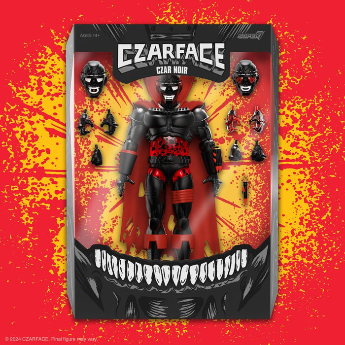 Super7 ULTIMATES! Czarface Czar Noir - 7" Czarface Action Figure with Accessories Hip Hop Collectibles and Retro Toys
