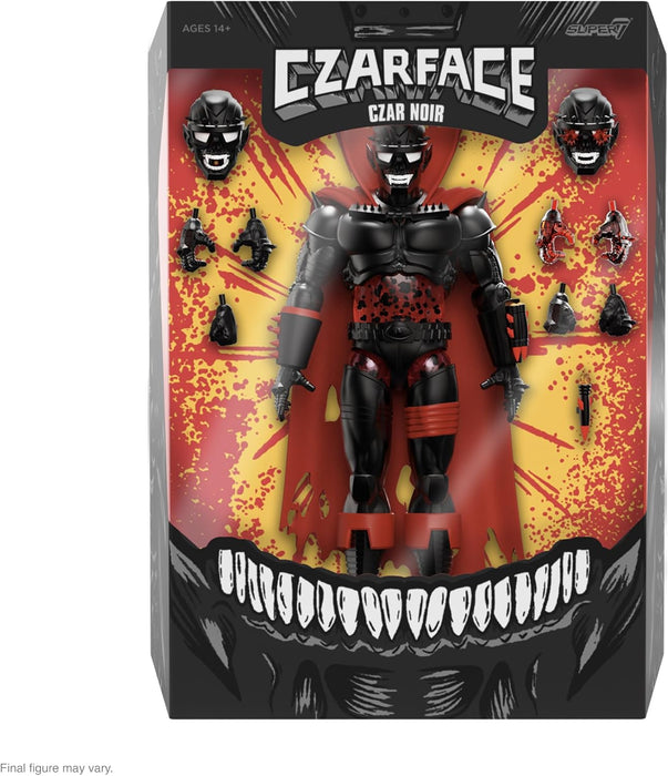 Super7 ULTIMATES! Czarface Czar Noir - 7" Czarface Action Figure with Accessories Hip Hop Collectibles and Retro Toys
