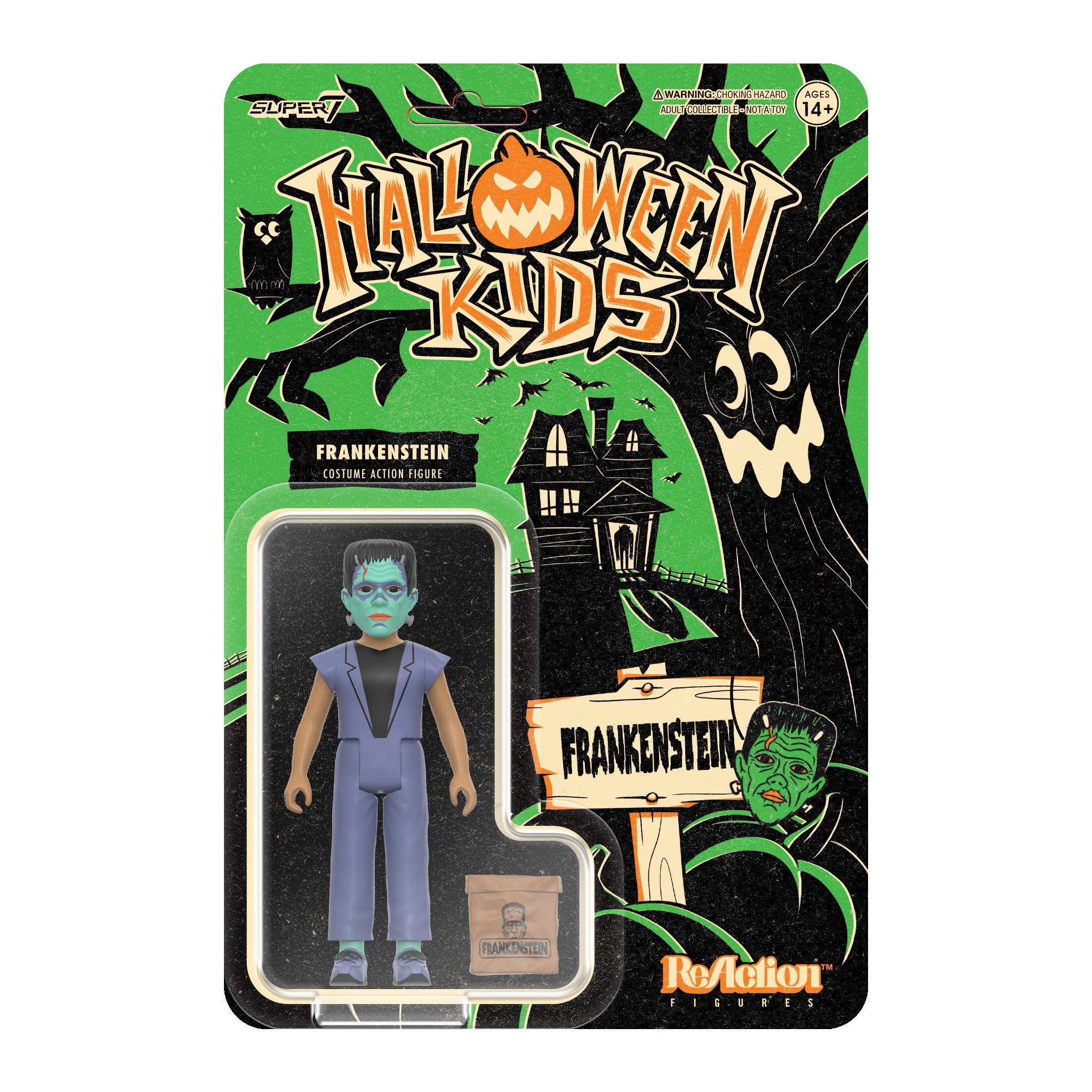 Super7 Halloween Kids Reaction - Frankenstein (Universal Monsters) Action Figure