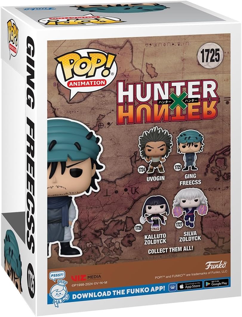 Funko Pop! Animation: HxH - Ging Freecss - Hunter X Hunter (HXH) - Collectable Vinyl Figure - Gift Idea - Official Merchandise - Toys for Kids & Adults - Anime Fans - Model Figure for Collectors