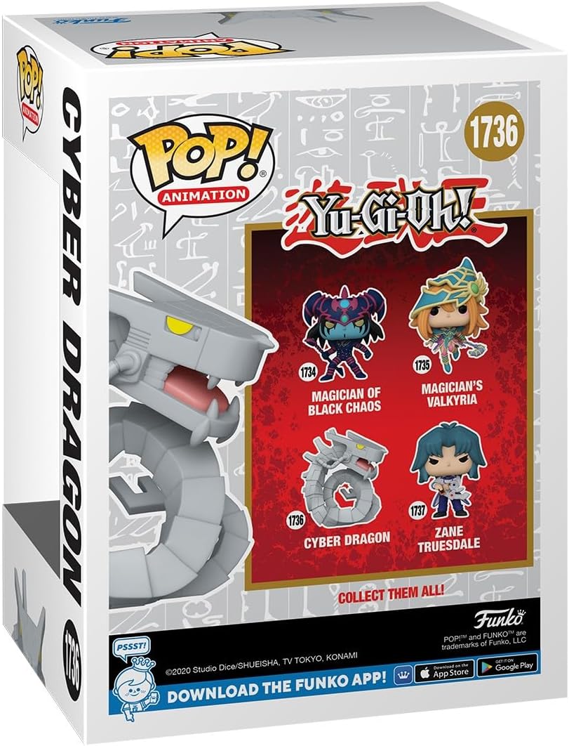 Funko POP! Animation: YGO - Cyber Dragon - Yu-Gi-Oh! - Collectable Vinyl Figure - Gift Idea - Official Merchandise - Toys for Kids & Adults - Anime Fans - Model Figure for Collectors and Display