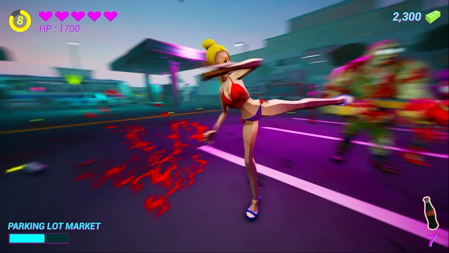 Hot Blood (Nintendo Switch) Game including 2 keyrings